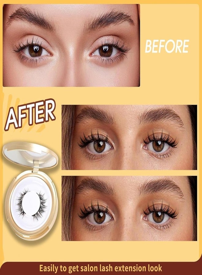 GOMNIK Magnetic Eyelashes for Women with Applicator | Natural Look Reusable Wispy Magnetic Lashes | No Glue No Eyeliner Needed | Easy to Wear Lightweight False Eyelash Extension Kit - Image 5