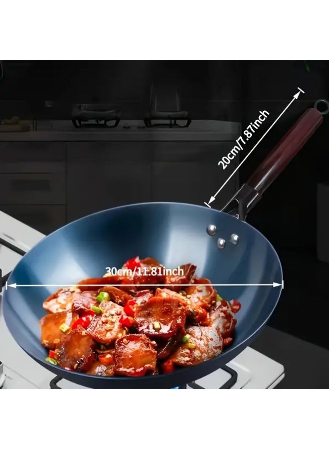 Cast Iron Cooking Pan Chef Multipurpose 11 8 Inch Without Handles - Image 3