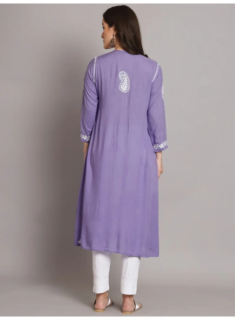 الايا كورتا رايون شيكانكاري مطرزة يدويًا للنساء-AL3549