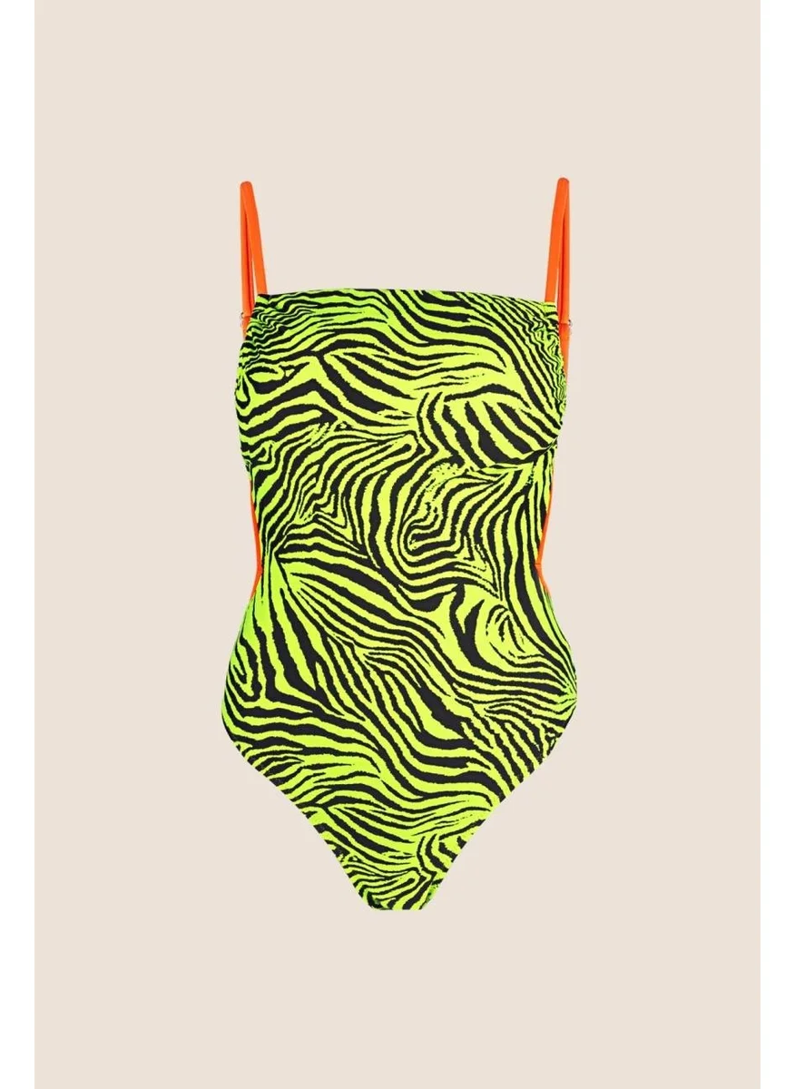 اي يلديز Crescent Star 49627 Yellow Swimsuit