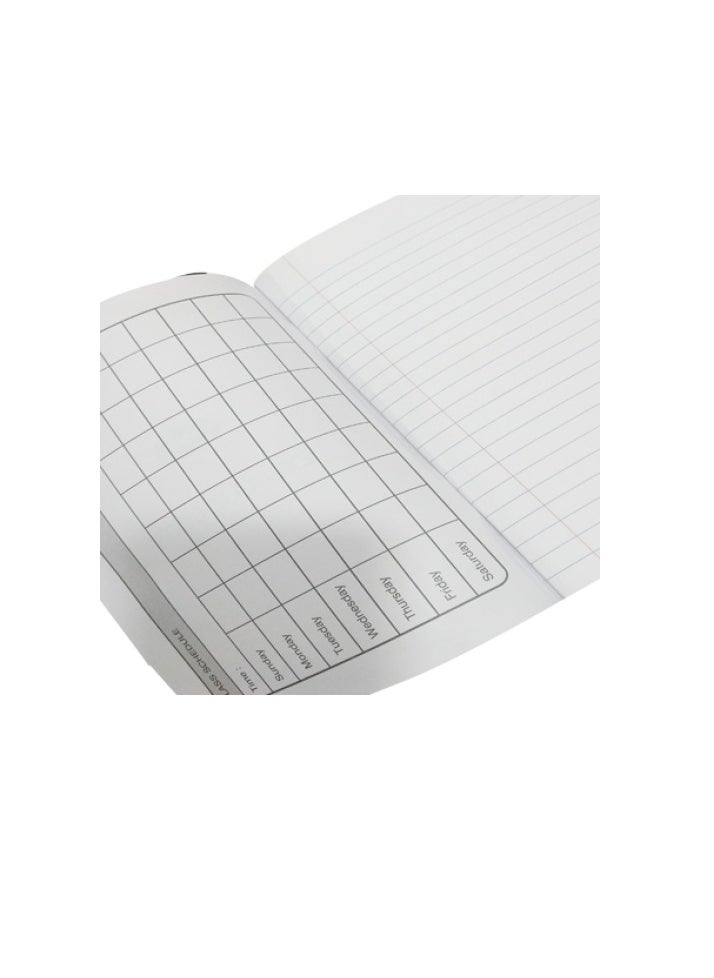 Navneet 200-Page A5 Single Line Exercise Book With Blue PVC Cover  - Image 3