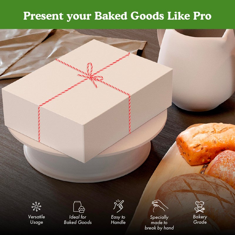 Regency Wraps Baker's Twine Cone, 2046 ft. Colorful String, Cord for Tying Pastry Boxes, Wrapping Baked Goods, Gifts and DIY Crafts, Pack of 1, Red/White - Image 2