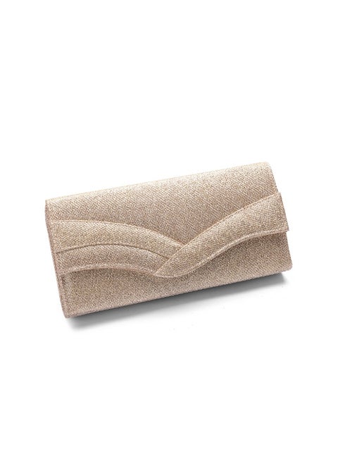 Crystal Evening Clutch Bag with Chain Strap VS-28-GOLD