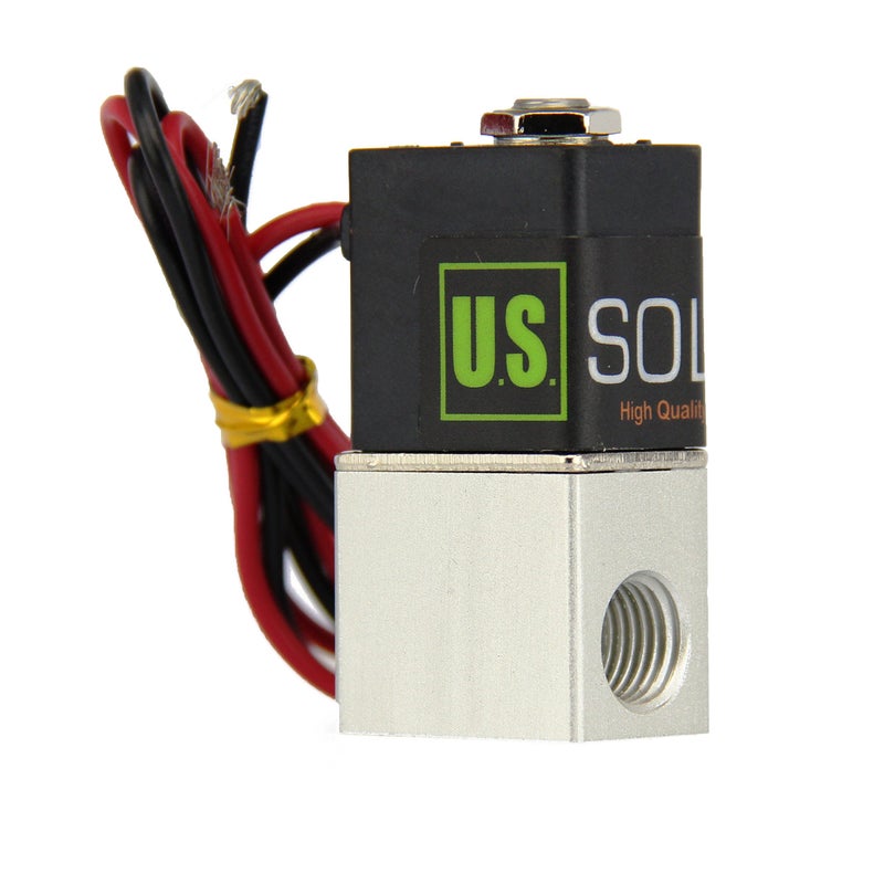 U.S. Solid 1/8inches NPT Electric Solenoid Valve 12 V DC 2 way Normally Closed Air Valve from U.S. Solid - Image 1