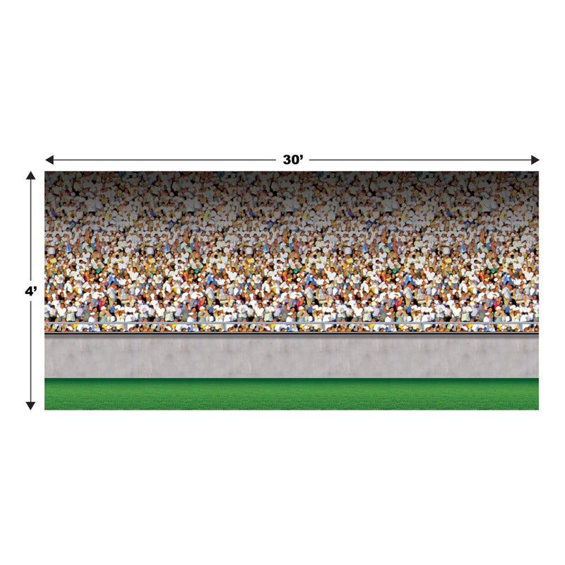 Beistle Lower Deck Stadium Backdrop Theme 4 Feet x 30 Feet - Image 3