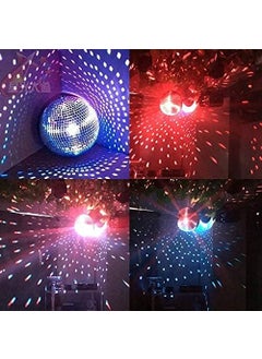 The Decor Affair 8Inch Rotating Glitter Disco Ball Dazzling Light Reflection for Epic Dance Parties Weddings Home Dcor and RetroThemed Events Perfect for DJs Clubs and Living Room Ambiance  - Image 4