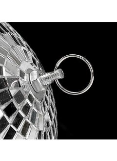 The Decor Affair 8Inch Rotating Glitter Disco Ball Dazzling Light Reflection for Epic Dance Parties Weddings Home Dcor and RetroThemed Events Perfect for DJs Clubs and Living Room Ambiance  - Image 2