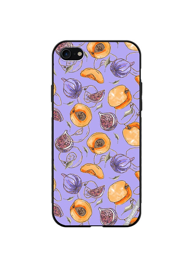 VR CREATIVE Protective Case Cover For Apple iPhone SE (2022) Louryxappricot Design Multicolour - Image 1