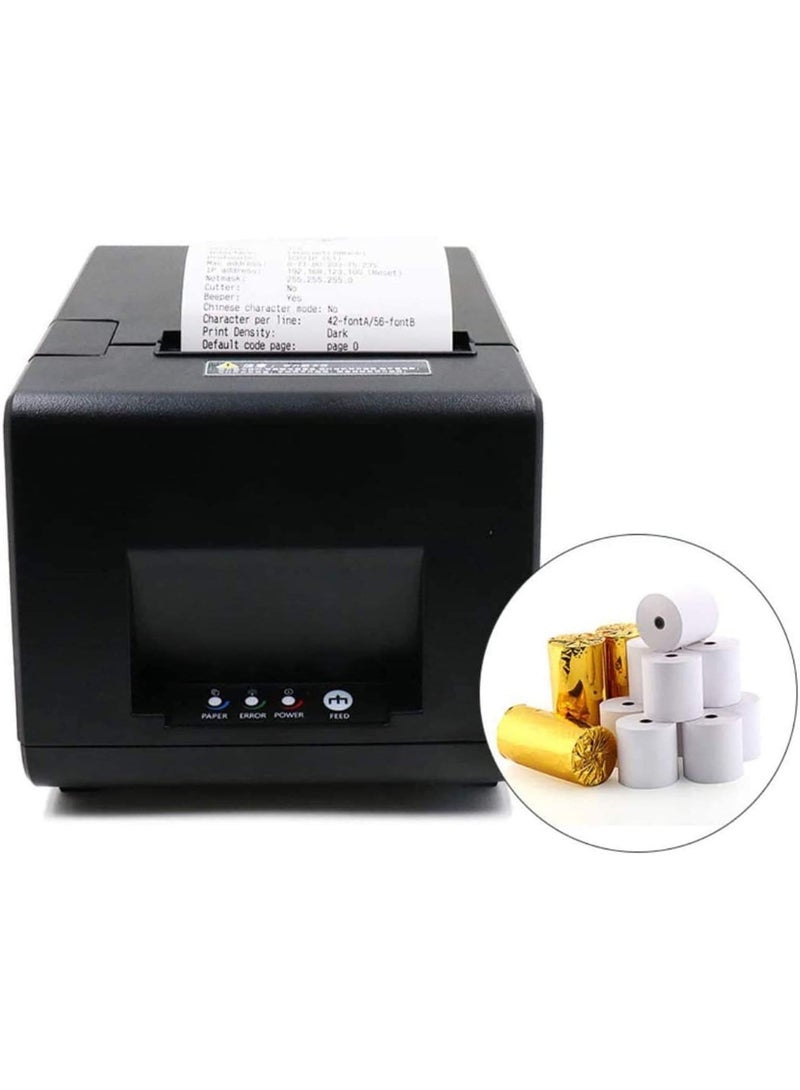 Terabyte Thermal Roll 80×80 Box of 50 Pieces Use in Bill Ticket Printing for POS/Cash Register Receipt, Credit Card Machine, EPOS - Image 3