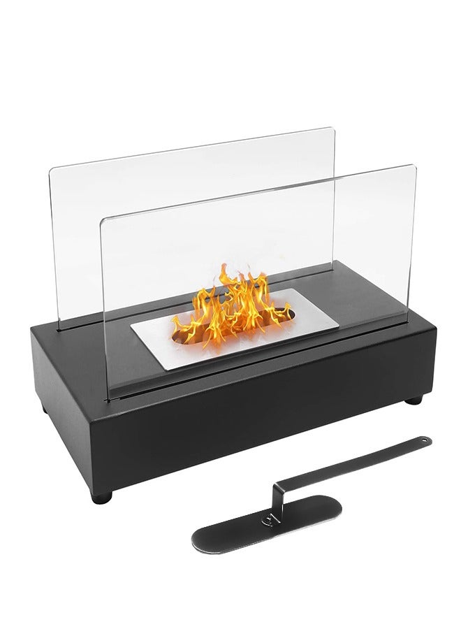 Bukela Tabletop Fire Pit with Smores Maker, Portable Indoor/ Outdoor Mini Small Fireplace, Table Top Decor, Home Patio Gifts for Women Mom Her Wedding Housewarming Birthday - Image 1