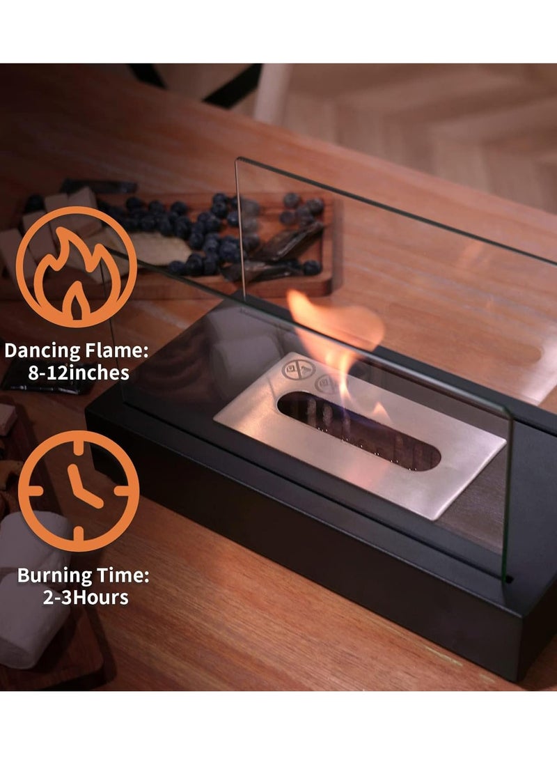 Bukela Tabletop Fire Pit with Smores Maker, Portable Indoor/ Outdoor Mini Small Fireplace, Table Top Decor, Home Patio Gifts for Women Mom Her Wedding Housewarming Birthday - Image 3