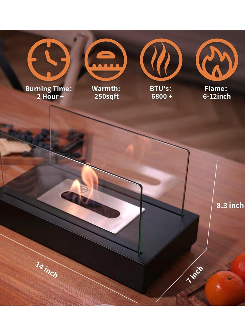 Bukela Tabletop Fire Pit with Smores Maker, Portable Indoor/ Outdoor Mini Small Fireplace, Table Top Decor, Home Patio Gifts for Women Mom Her Wedding Housewarming Birthday - Image 5
