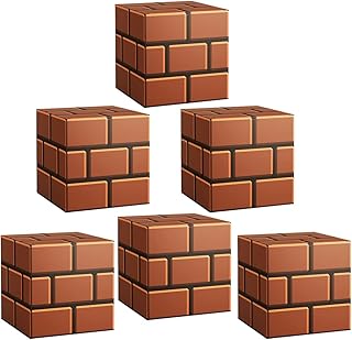PARTVON PARTVON Video Game Treat Boxes, 24 PCS Brick Candy Boxes for Party Supplies, Video Game Theme Party Favors  - Image 1