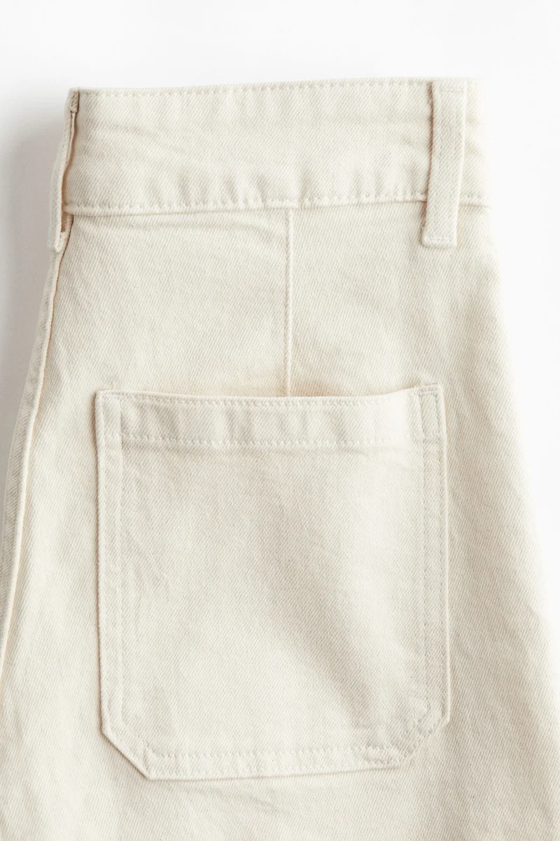 H&M Wide High Ankle Jeans