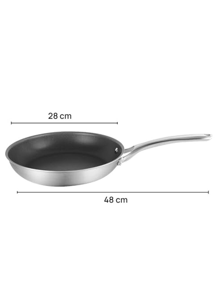 Corelle CORELLE Duranano Triply Stainless Steel Frypan 20 cm / 24cm / 26cm / 28cm  - Image 2