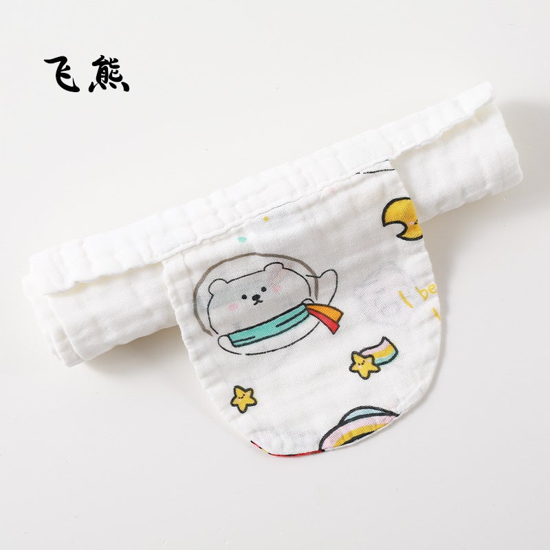 Yx6-Layer Sweat-Absorbing Towel, Pure Cotton, Infant Pure Cotton Sweat-Absorbing Towel, Boys And Girls Baby Pad, Soft And Moisture-Absorbing - Image 1