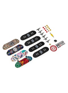 Tech Deck Tech Deck, Ultra Dlx Fingerboard 4-pack, Element Skateboards, Collectible And Customizable Mini Skateboards, Kids Toy For Ages 6 And Up  - Image 4