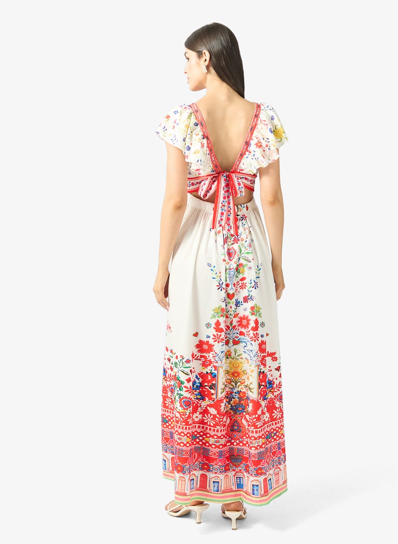 ELLA Floral Print Dress - Image 2