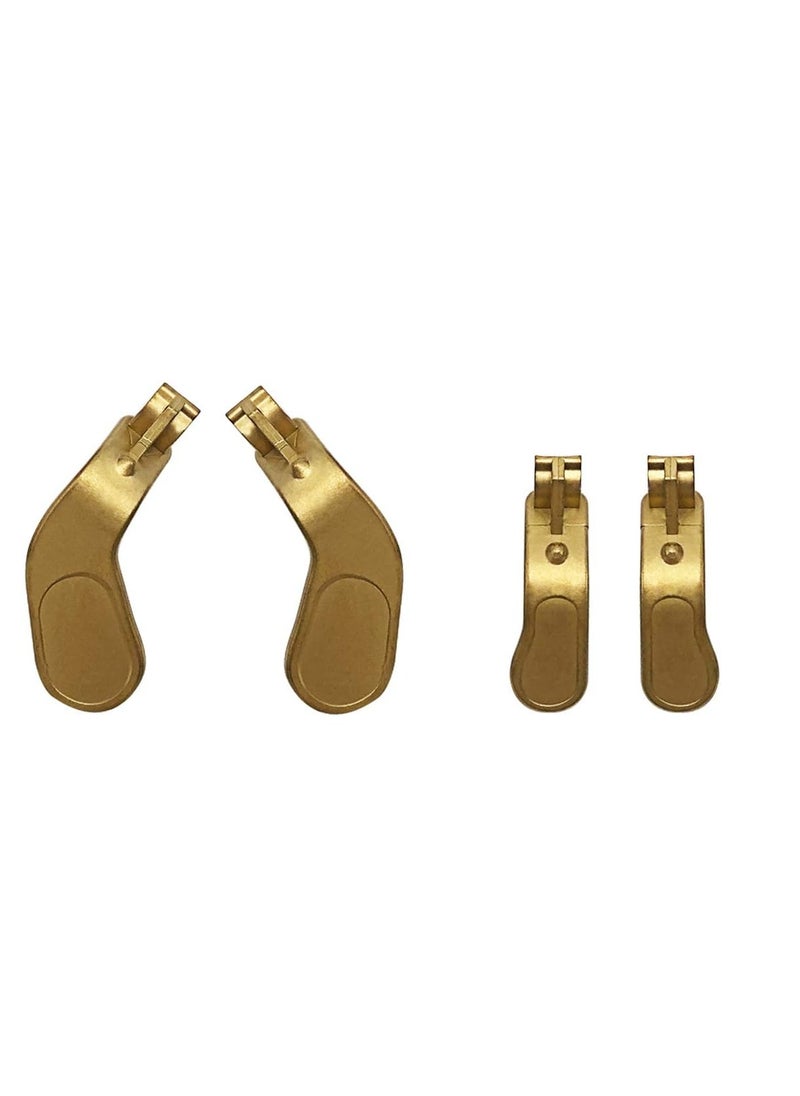 XICEN - Metal D-Pads, Paddles Hair Trigger Locks Replacement for Xbox One Elite Controller Series 2 , Series 1 (Gold) - Image 1