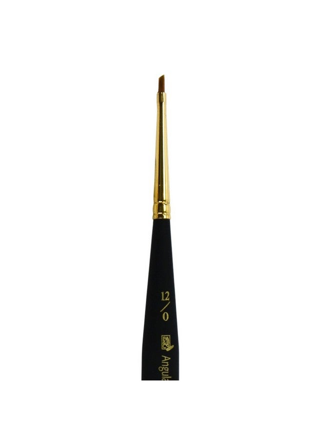 Princeton Mini-Detailer Paintbrush, Size 12/0 inch, Black - Image 2