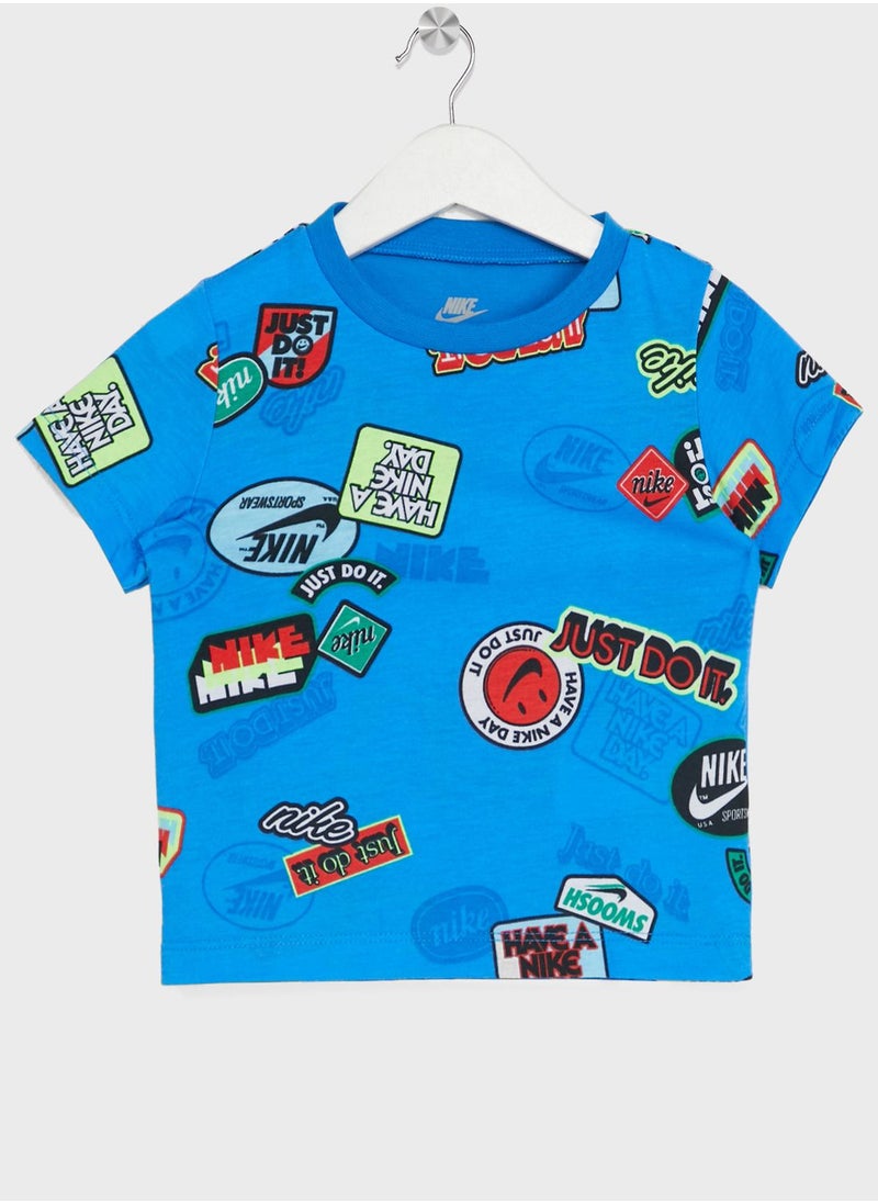 Nike - Infant Nsw All Over Printed T-shirt And Shorts Set - Image 1