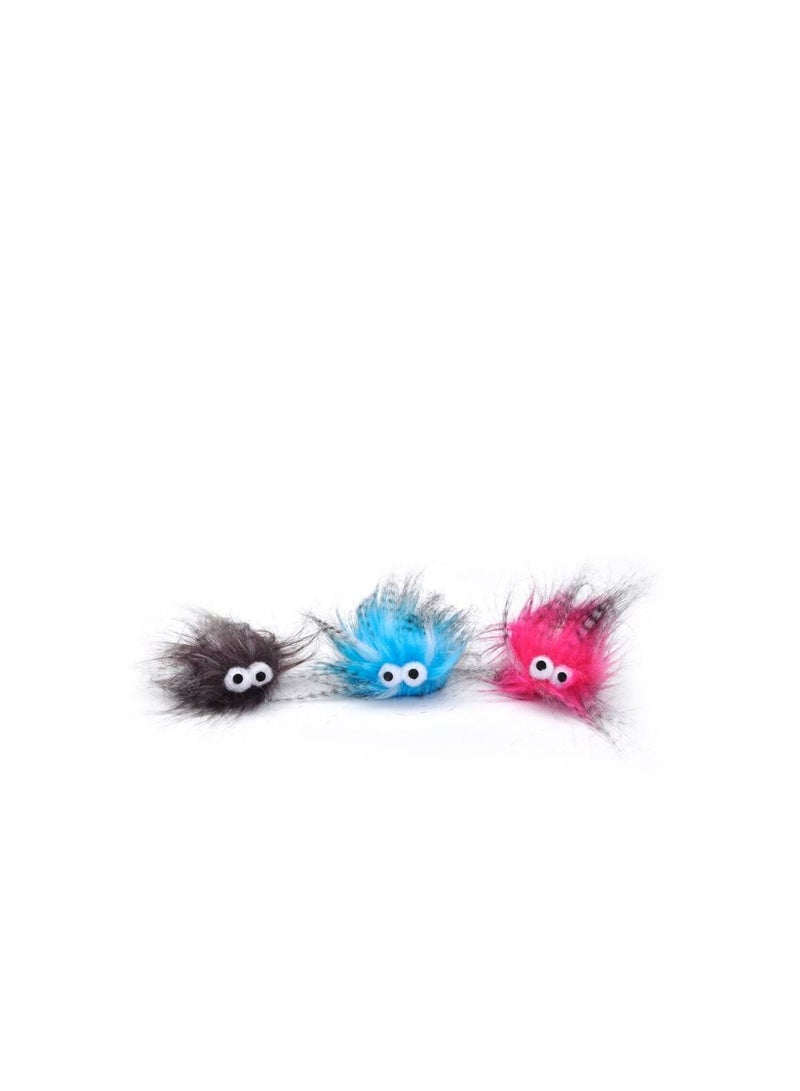 Turbo Plush Monsters Bulk Cat Toy Bin, Mix Color