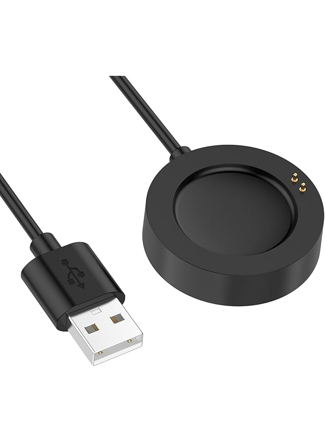 إيروريكس كابل قاعدة شحن بديل متوافق مع ساعة Xiaomi Watch S3 وساعة H1 وساعة 2 Pro وساعة S2 وكابل USB وحامل شاحن مغناطيسي وملحقات الساعة الذكية بطول 1 متر و3.3 قدم - Image 1