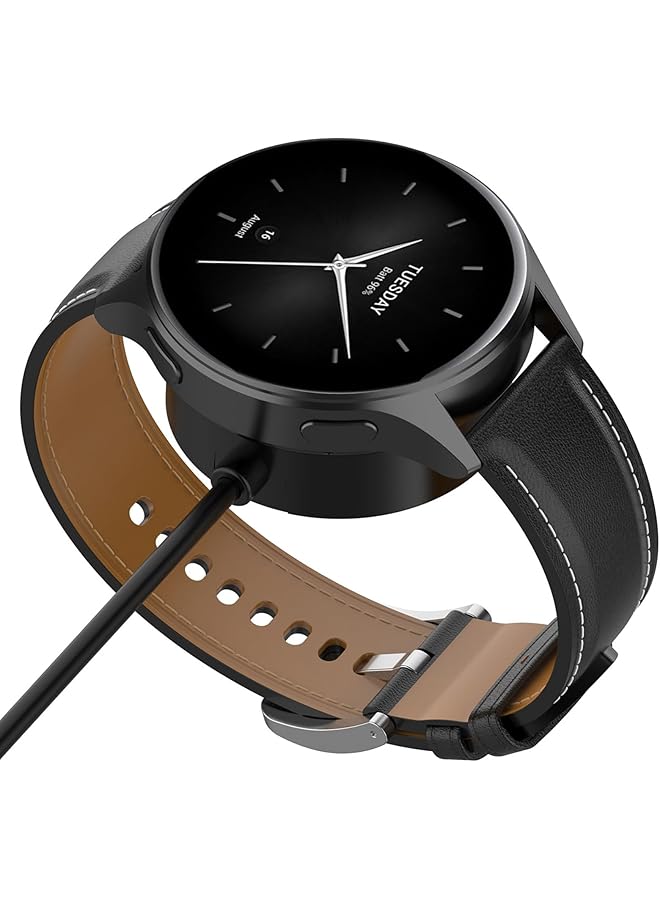 إيروريكس كابل قاعدة شحن بديل متوافق مع ساعة Xiaomi Watch S3 وساعة H1 وساعة 2 Pro وساعة S2 وكابل USB وحامل شاحن مغناطيسي وملحقات الساعة الذكية بطول 1 متر و3.3 قدم - Image 4