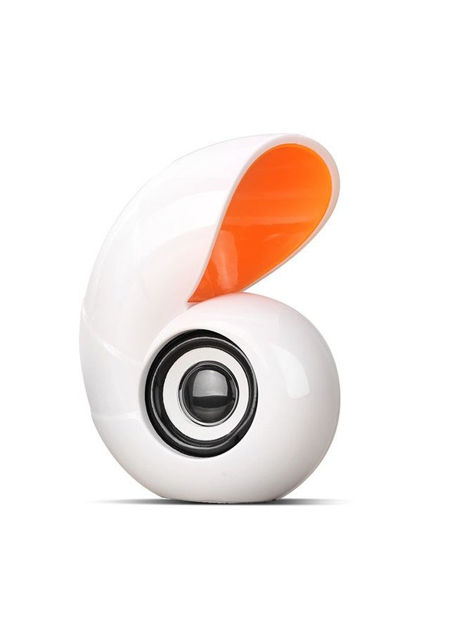 Generic - USB Conch Style Cute Desktop Mini Speaker, Suitable for Small Speakers on Computers, Desktops, and Laptops - Image 1