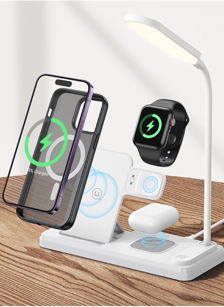 Usams - 15W 4in1 Wireless Charging Holder With Table Lamp - Image 1
