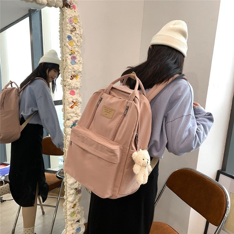 2023 New Japanese Junior High School Student Schoolbag Women'S Large Capacity Backpack Simple Outdoor Commuter Computer Backpack - Image 3