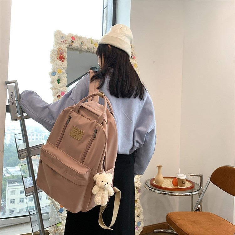 2023 New Japanese Junior High School Student Schoolbag Women'S Large Capacity Backpack Simple Outdoor Commuter Computer Backpack - Image 4