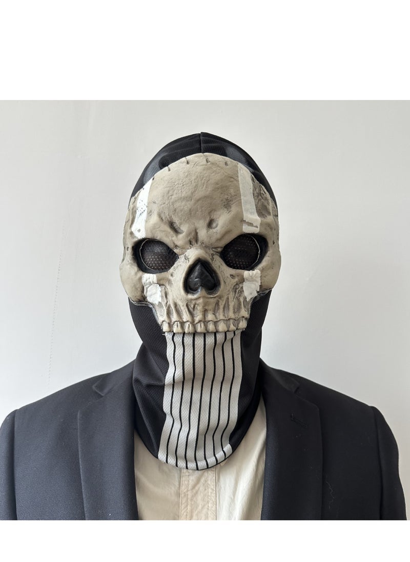 general Call of Duty Warzone 2 Skull Ghost Mask Headset - MW2 Cosplay Character Gear - Image 2
