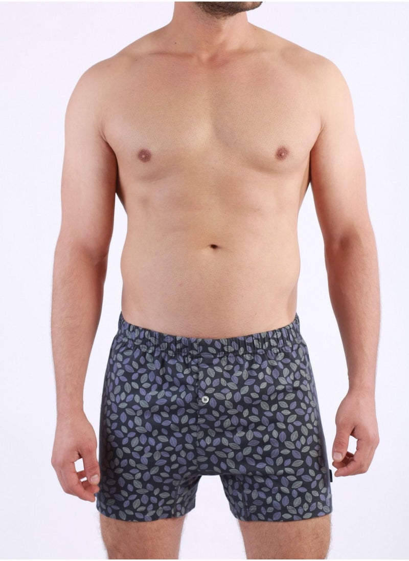 Jet - Jet Underwear For Men Printed Boxer-Gray*Mauve - Image 1