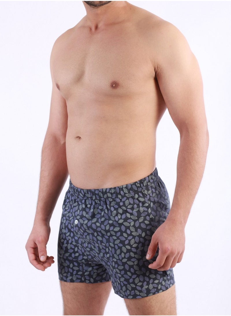 Jet - Jet Underwear For Men Printed Boxer-Gray*Mauve - Image 1