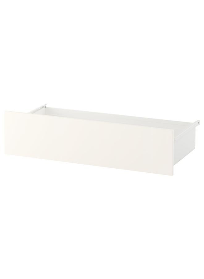Zaboon Drawer, white/white, 80x42x20 cm - Image 1