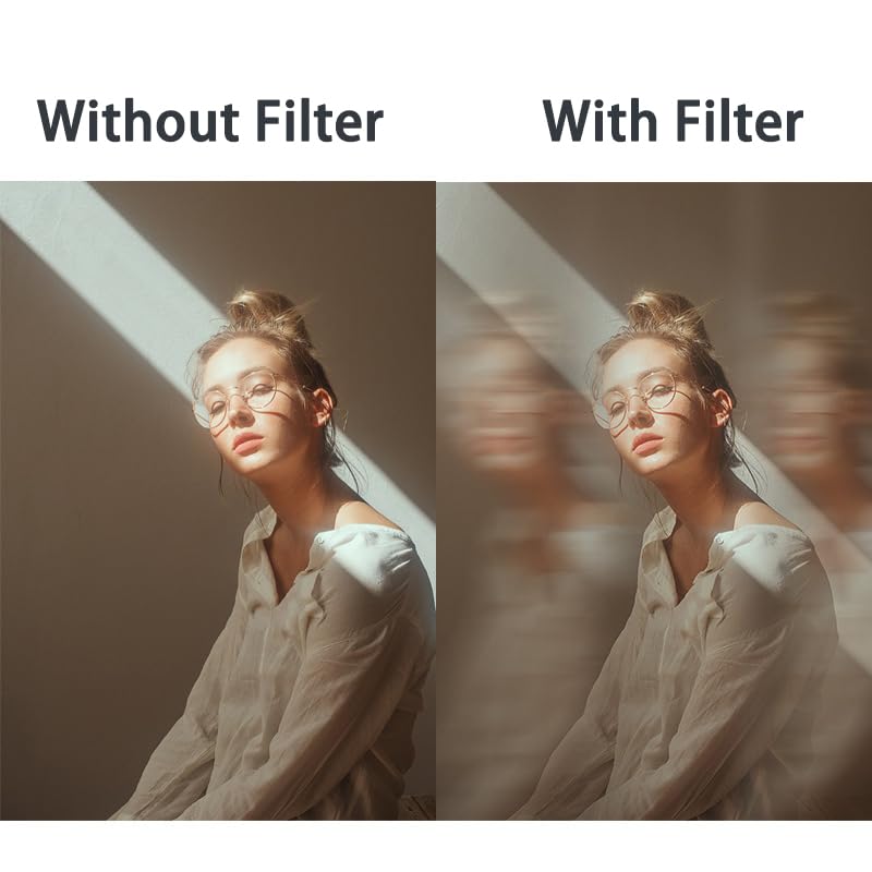 KOGJAERS Motion Blur Bilateral 82mm Fx Prism, Ghost Effect for Creative Photos and Videos - Image 2