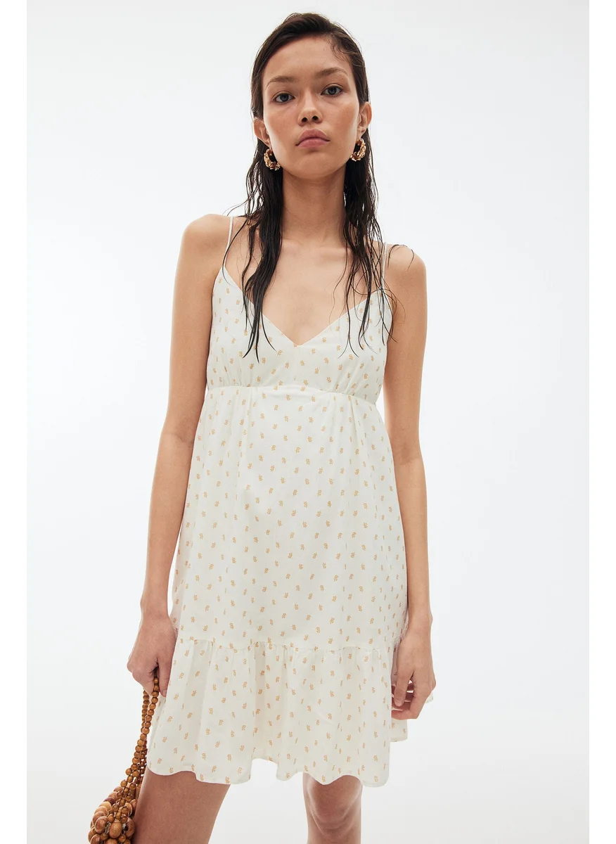 H&M Open-Back Crêpe Dress