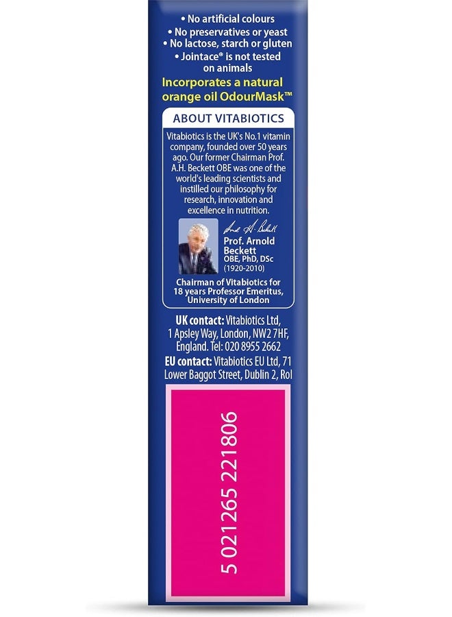 JOINTACE Vitabiotics Jointace Omega 3 Cod Liver Oil Glucosamine, 30 Capsules - Image 3