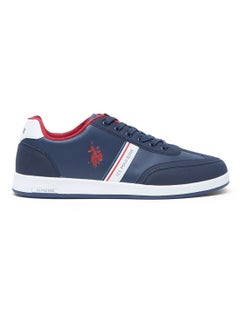 U.S. Polo Assn. Men's Navy Low-Top Sneakers,Lightweight Casual Shoes for Classic Look  - Image 1