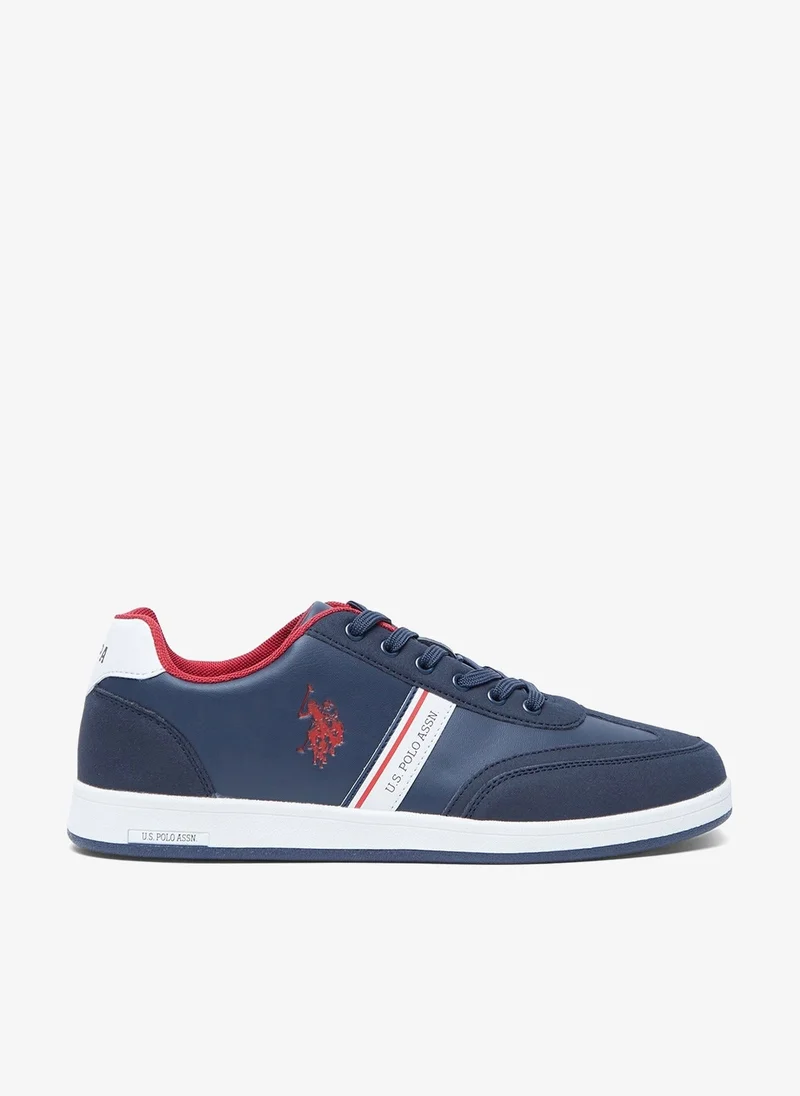Men's Navy Low-Top Sneakers,Lightweight Shoes Casual for Classic Look