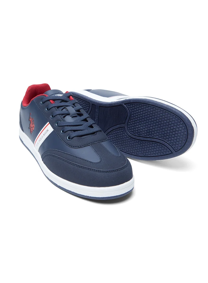 U.S. Polo Assn. Navy Men's Navy Low-Top Sneakers,Lightweight Shoes Casual for Classic Look for Men | Best Price UAE