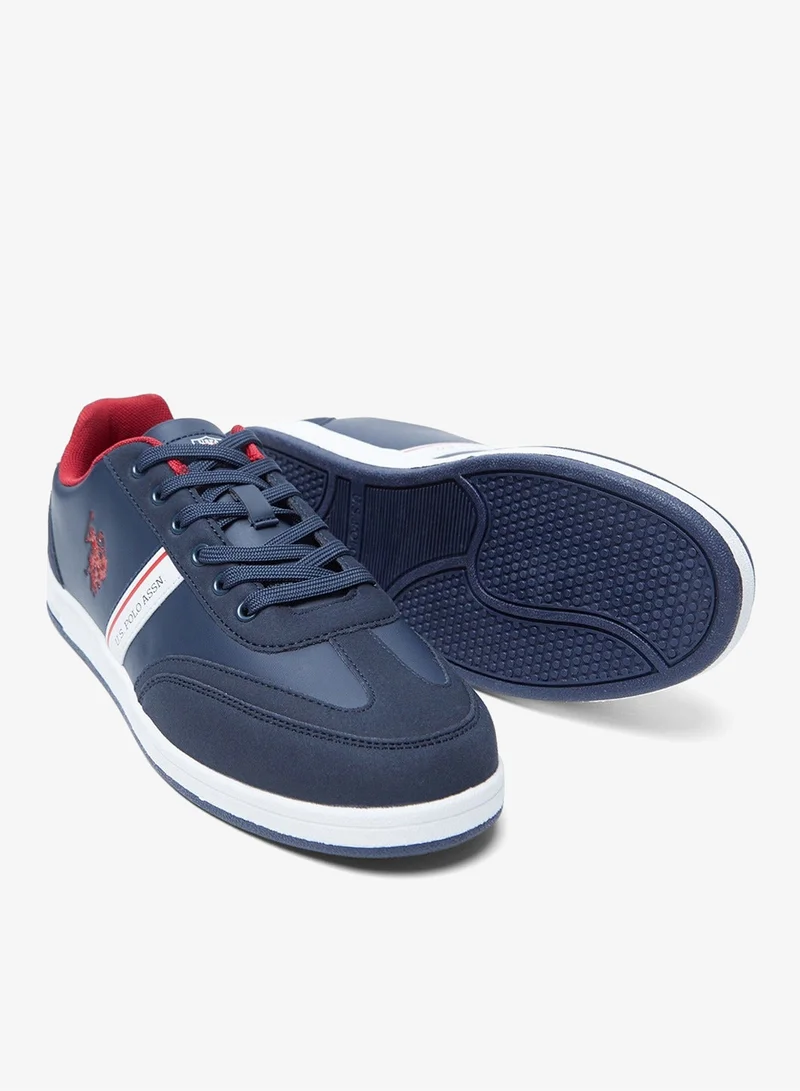 U.S. Polo Assn. Navy Men's Navy Low-Top Sneakers,Lightweight Shoes Casual for Classic Look for Men | Best Price UAE