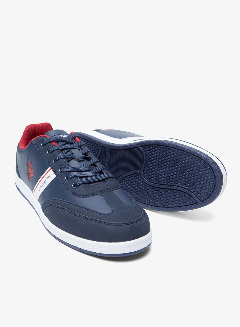 U.S. Polo Assn. Navy Men's Navy Low-Top Sneakers,Lightweight Shoes Casual for Classic Look for Men | Best Price UAE