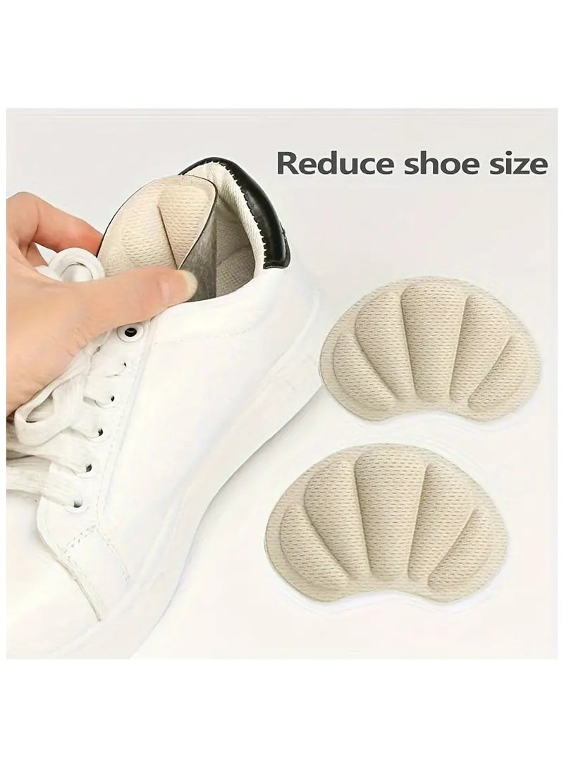 3 Pairs Gray Color Heel Lining Soft Sponge Footbed For Comfortable Protection And Extra Support All Day Long - Image 2
