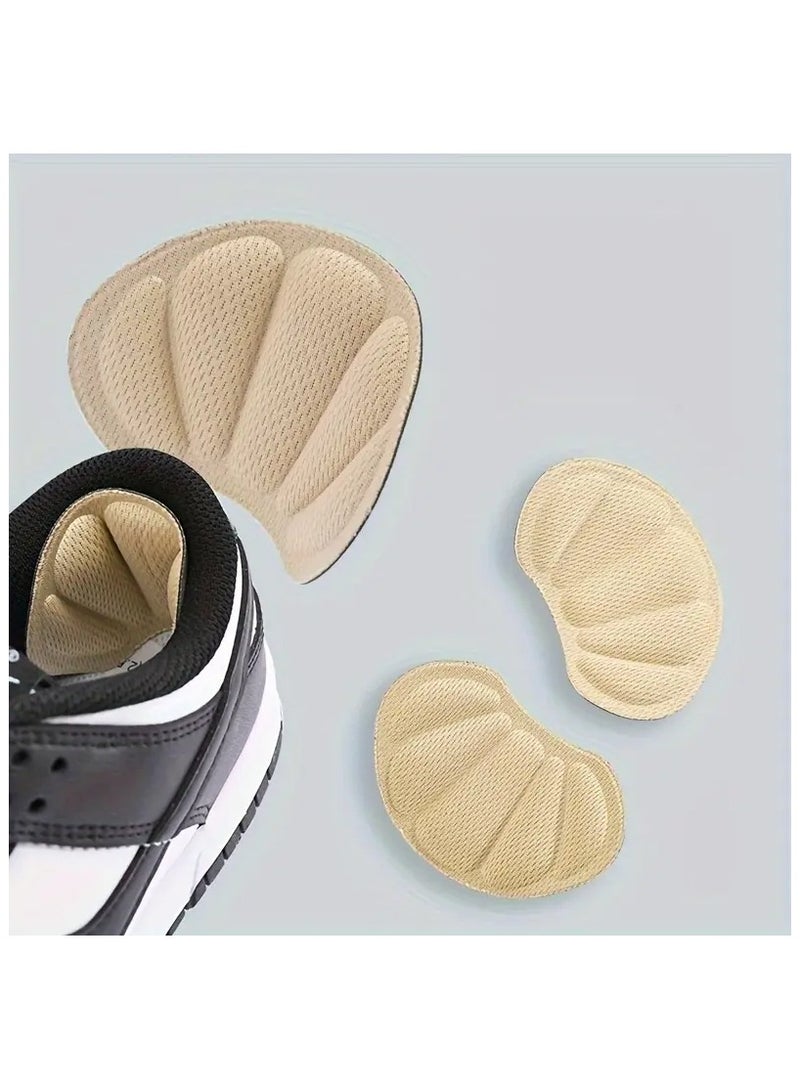 3 Pairs Gray Color Heel Lining Soft Sponge Footbed For Comfortable Protection And Extra Support All Day Long - Image 3