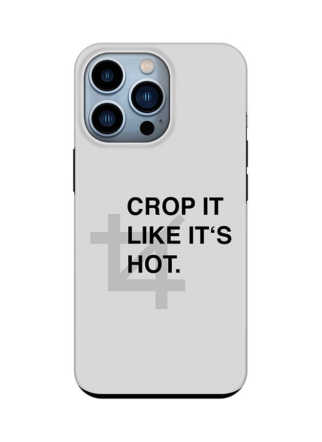 Stylizedd - Tough Pro Series Case for Apple iPhone 14 Pro Dual Layer hybrid PC & TPU Customized Mobile Cover Shield with inner TPU protection Matte Finish - Crop It - Image 1