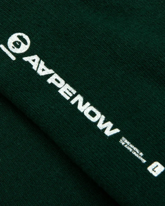 AAPE Moonface logo low-cut socks