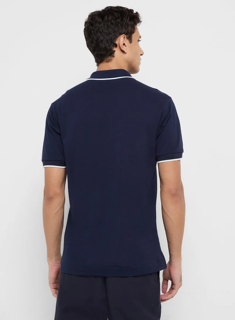 LACOSTE Classic Fit  Pocket Detail Piqué Polo