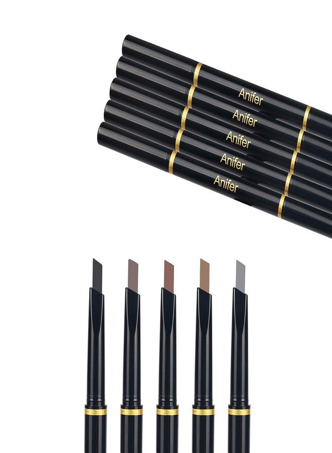 ANIFER Eyebrow Pencil Coffee Waterproof Smooth Natural Cruelty Free (Brown #3) - Image 4